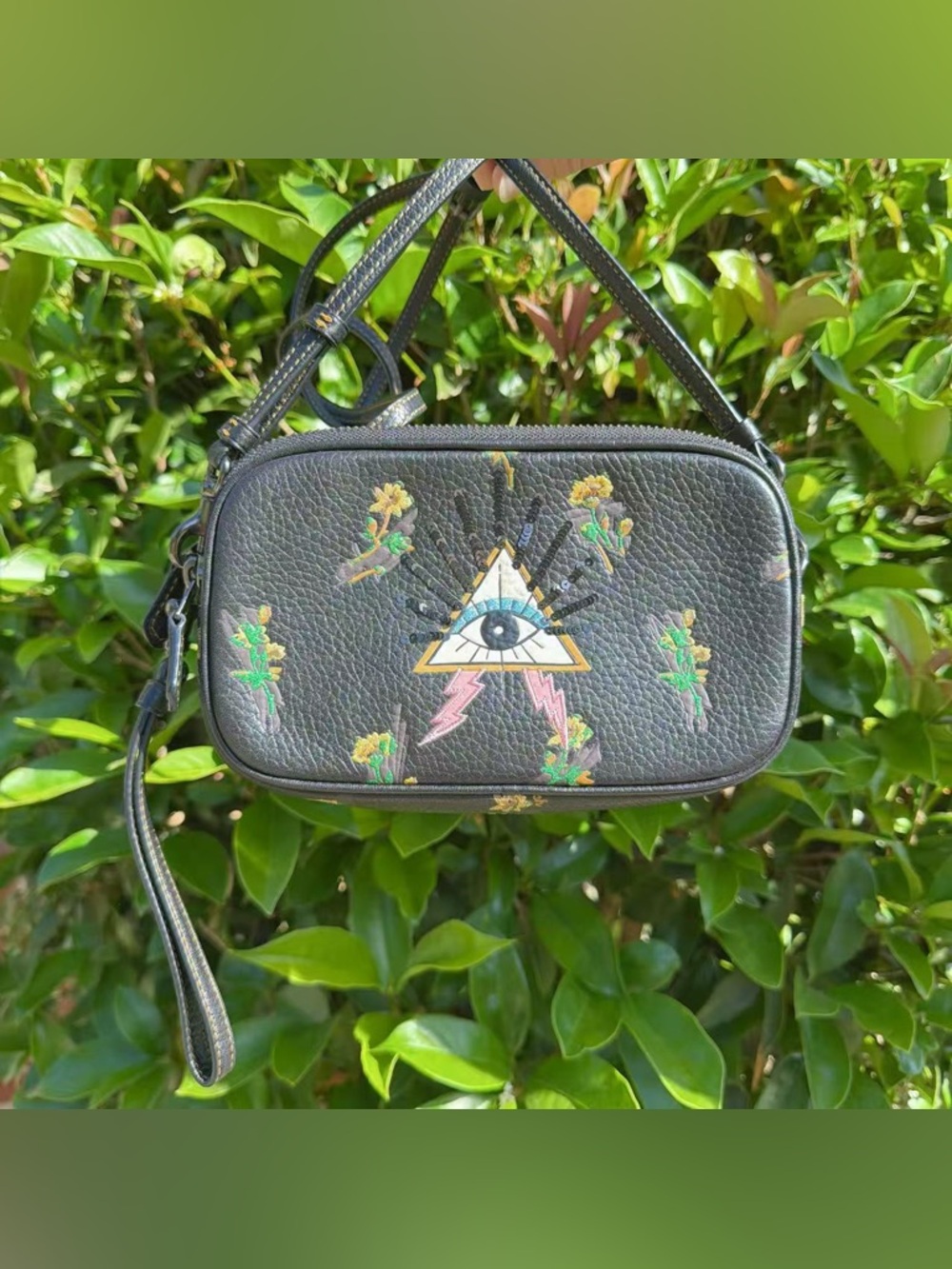 Coach Crossbody Clutch With Pyramid Eye 51126